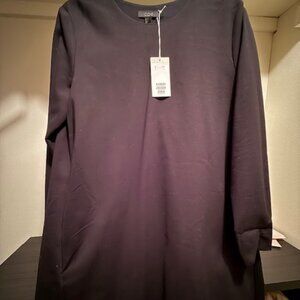 COS A-Line Jersey Dress, - Black - Sz 12